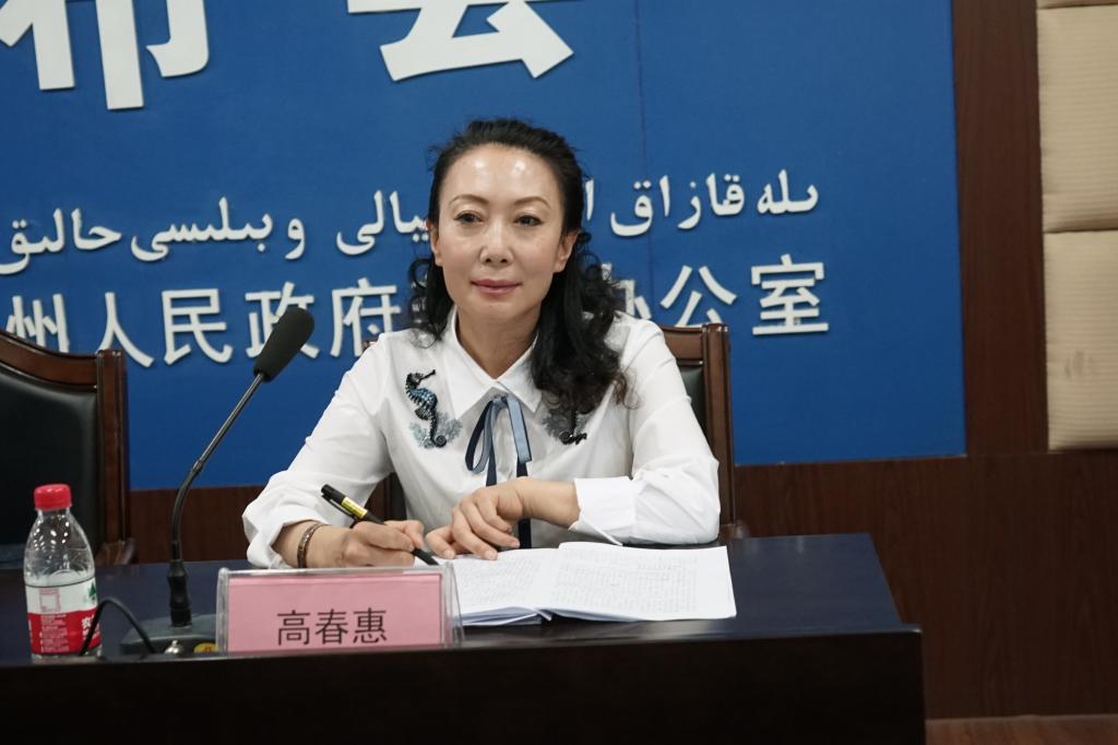 州文化和旅游局公共服务处处长高春惠